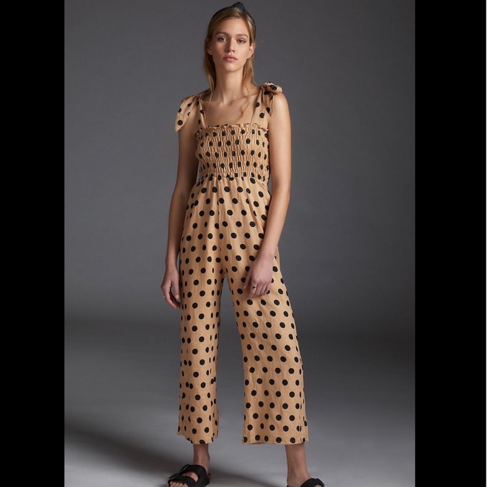 Faithfull The Brand Halli Emelda Smocked Jumpsuit